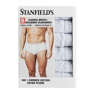 Organic White Men's Briefs
